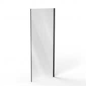 Ravak Cool! X9VV40300Z1 ścianka prysznicowa 80 cm czarny mat/szkło przezroczyste