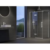 Ravak Cool! X9VV70E00Z1 ścianka prysznicowa 90 cm biały mat/szkło przezroczyste