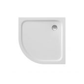 Ravak Elipso Pro XA244401010 brodzik półokrągły 80x80 cm biały