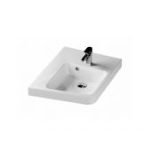 Ravak BeHappy II XJAL1100001 umywalka 66.5x50 cm ścienna biała