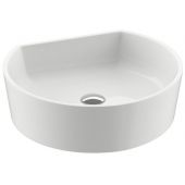 Ravak Moon XJN01300001 umywalka 40x35.5 cm półokrągła nablatowa biała