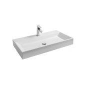 Ravak Natural XJO01280000 umywalka 80x45 cm prostokątna ścienna biała