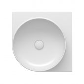 Ravak Yard XJX01045000 umywalka 45x45 cm półokrągła ścienna-meblowa biała