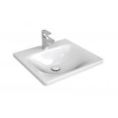 Ravak Balance XJX01250000 umywalka 50x46.5 cm prostokątna meblowa biała