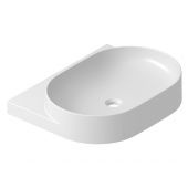 Ravak Yard XJX01260002 umywalka 60.5x50 cm owalna ścienna-meblowa biała