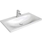 Ravak Balance XJX01280000 umywalka 80x46.5 cm prostokątna meblowa biała