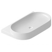 Ravak Yard XJX01280002 umywalka 80.5x50 cm półokrągła ścienna-meblowa biała