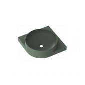 Ravak Yard XJX08045000 umywalka 45x45 cm półokrągła ścienna