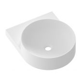 Ravak Yard XJX0E040000 umywalka 50x40 cm półokrągła ścienna-meblowa biała