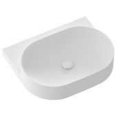 Ravak Yard XJX0E060000 umywalka 60.5x50 cm półokrągła biała
