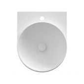 Ravak Yard XJX0E240001 umywalka 50x40.5 cm półokrągła biała