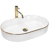 Rea Nadia REAU1063 umywalka 61x38.5 cm owalna biały