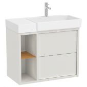 Roca Tura A852027558 umywalka z szafką 80 cm białą