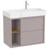Roca Tura A852027559 umywalka z szafką 100 cm szarą