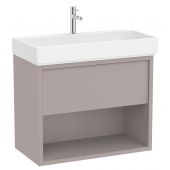 Roca Tura A852030559 umywalka z szafką 80 cm szarą