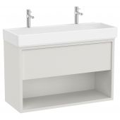 Roca Tura A852038558 umywalka z szafką 100 cm białą