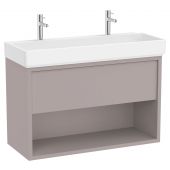 Roca Tura A852038559 umywalka z szafką 100 cm szarą