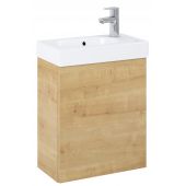 Roca Mini-N A852445464 umywalka z szafką 45 cm dąb