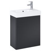 Roca Mini-N A852445532 umywalka z szafką 45 cm czarną