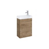 Roca Ravell A852448808 umywalka z szafką 45.2 cm dąb