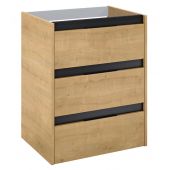 Roca Alpine A857866464 szafka 58.5x45.2x74 cm podumywalkowa wisząca dąb