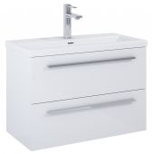Roca Kwadro A857970806 szafka 79.8x38.4x53 cm podumywalkowa wisząca biała