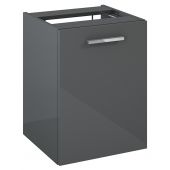 Roca Kwadro A857973153 szafka 39.8x38.4x53 cm boczna wisząca antracyt