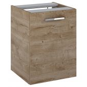 Roca Kwadro A857973808 szafka 39.8x38.4x53 cm boczna wisząca dąb