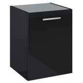Roca Kwadro A857974351 szafka 39.8x38.4x53 cm boczna wisząca czarna