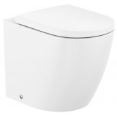 Roca Meridian A347747000 miska wc stojąca bez kołnierza ze spłukiwaniem wirowym biały połysk