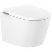 Roca Avant A80336NS0H miska wc z deską wolnoopadającą wisząca bez kołnierza ze spłukiwaniem wirowym biały połysk