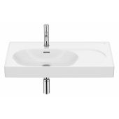 Roca Meridian A327743000 umywalka 80x46 cm prostokątna ścienna-meblowa biała