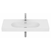 Roca Meridian A327746620 umywalka 100x46 cm prostokątna ścienna-meblowa biała