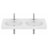 Roca Meridian A327747620 umywalka 120x46 cm owalna ścienna-meblowa biała