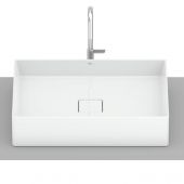 Roca Terra A32787Z000 umywalka 51x36 cm prostokątna nablatowa biała