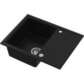 Ruvetti Axel 3001AXBC120W zlewozmywak granitowy 65x50 cm czarny