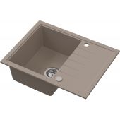 Ruvetti Axel 3001AXBE120W zlewozmywak granitowy 65x50 cm beżowy