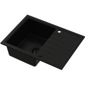 Ruvetti Axel 3001AXFB140W zlewozmywak granitowy 68x49.5 cm czarny