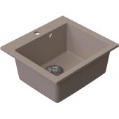 Ruvetti Ditto 3001DBE50W zlewozmywak granitowy 49x45 cm beżowy
