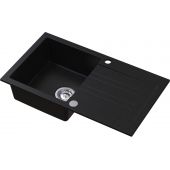 Ruvetti Pino 3001PIBC160W zlewozmywak granitowy 77x44 cm czarny