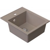 Ruvetti Pino 3001PIBE40W zlewozmywak granitowy 50x40 cm beżowy