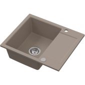 Ruvetti Signum 3001SBE120W zlewozmywak granitowy 59x50 cm beżowy