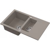 Ruvetti Signum 3001SBE1560W zlewozmywak granitowy 79x49.5 cm beżowy