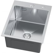 Ruvetti Masivo 5002MBS40W zlewozmywak z dozownikiem 50x40 cm stal