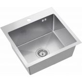 Ruvetti Look 5003LBS50W zlewozmywak stalowy 50x45 cm stal