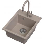 Ruvetti Tito Box LP3200TB4050BEW zlewozmywak z baterią beżowy/beżowy