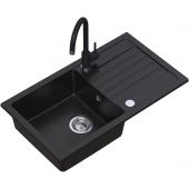 Ruvetti Tito Maxi LP3200TM7744BCW zlewozmywak z baterią i akcesoriami czarny/czarny