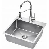 Ruvetti Cooksy Steel Chef LPCSC5045BSSE zlewozmywak z baterią stal/stal