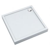 Schedline Cameron Smooth White 3STC1K8080 brodzik kwadratowy 80x80 cm biały