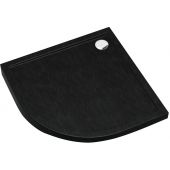 Schedpol Caspar New Black Stone 32334CST brodzik półokrągły